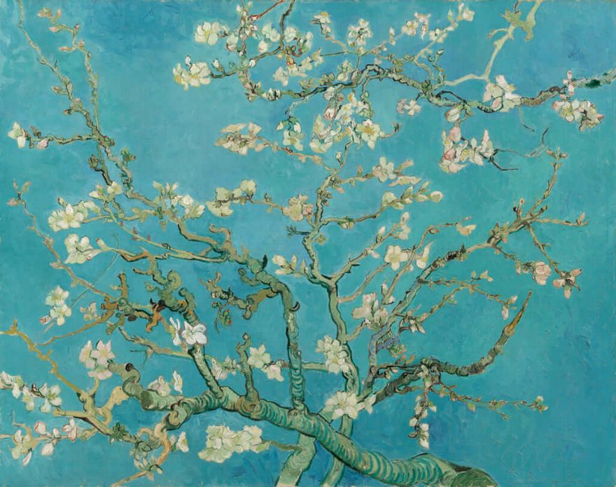 Almond Blossom  l  1890  l  Courtesy of Van Gogh Museum l Amsterdam (Vincent Van Gogh Foundation)