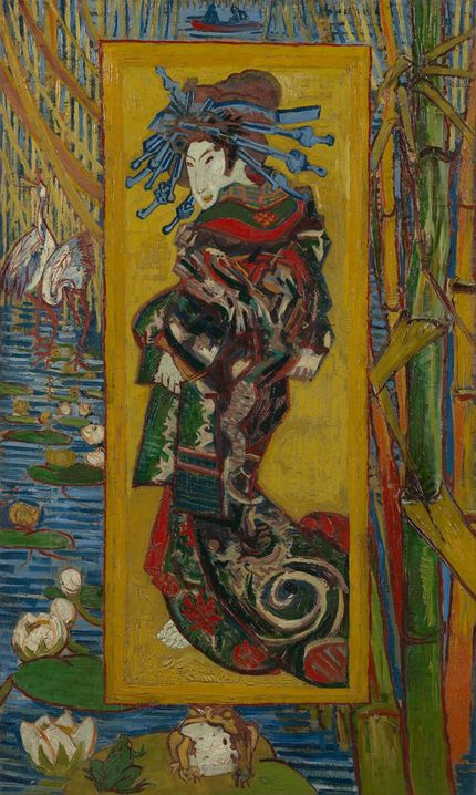 Courtesan: after Eisen 1887  l   Courtesy of Van Gogh Museum, Amsterdam (Vincent Van Gogh Foundation)
